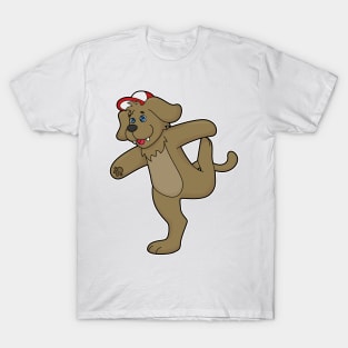 Dog at Yoga Fitness T-Shirt